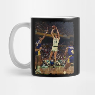 Larry Bird Shot To Ring Lakers Mug